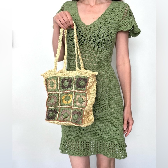 NEW Boho Raffia Summer Beach Bag - Picture 5 of 7